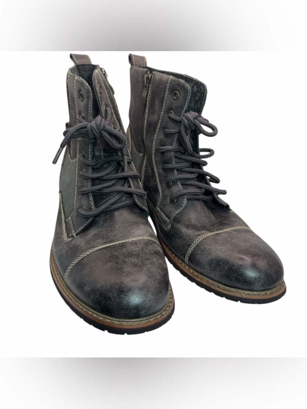 Ferro Aldo Andy Combat Style Ankle Boots